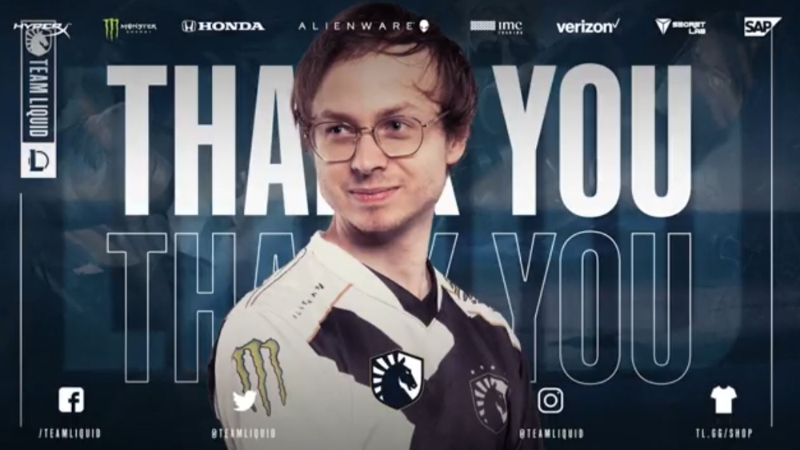 '옌슨' 니콜라이 옌슨(사진=팀 리퀴드 공식 SNS 발췌).