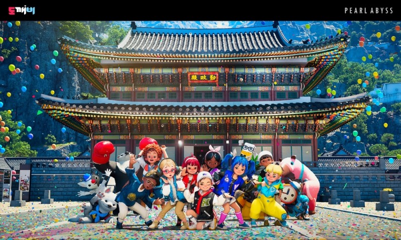 펄어비스가 개발 중인 '도깨비' 관련 이미지.