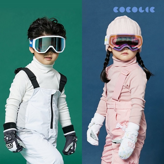 ENJOY WINTER 키즈 패션몰 코코릭서 아동 고글 장갑 아이템 출시