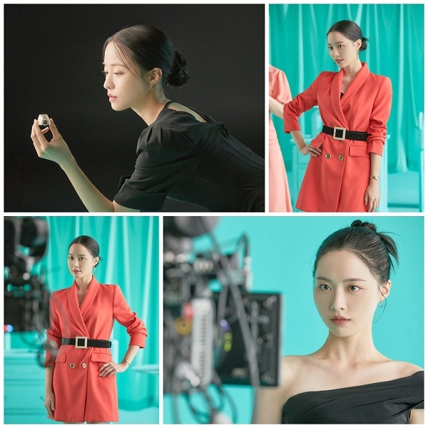 배윤경, 포텐자 광고 촬영 현장 비하인드 컷 공개