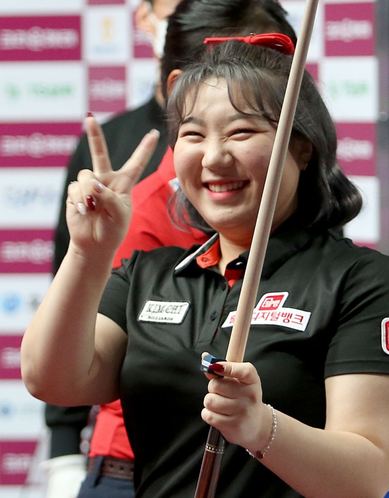 우승자의 환한 웃음(사진 제공=PBA)