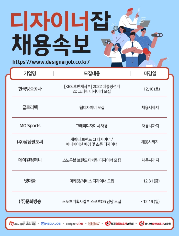 한국방송공사·데이원컴퍼니·넷마블·문화방송 등  채용