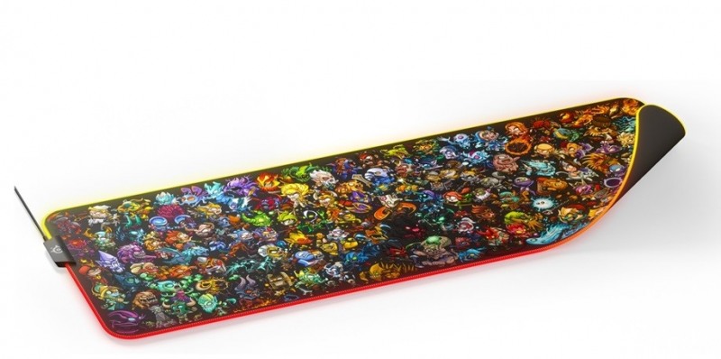 스틸시리즈, 한정판 마우스패드 'QcK 프리즘 XL 도타2 에디션' 출시