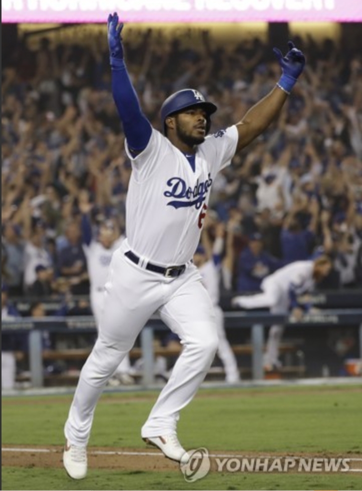 LA 다저스 시절의 야시엘 푸이그