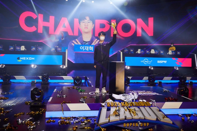 2021 카트라이더 리그 수퍼컵 개인전 2시즌 연속 우승자 이재혁(사진=넥슨 제공).