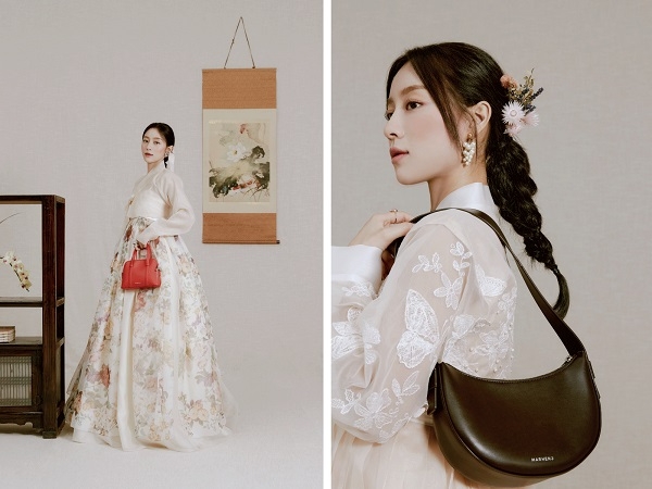 비건 핸드백 브랜드 마르헨제이, 강민아 한복 컨셉화보 공개