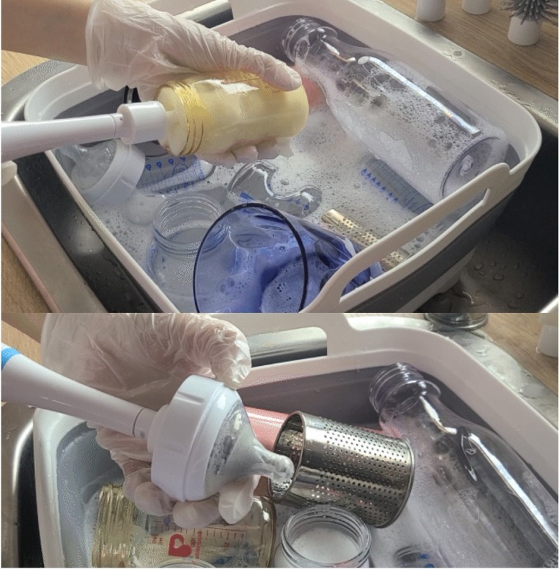 젖병 세척에 엄마 손목은 골병… 몽슈레, 전동 세척솔 ‘버블싹싹’ 출시