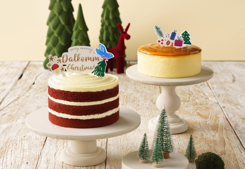 달콤커피, 크리스마스 기념 홀케이크 2종 출시