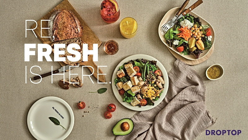 드롭탑, 헬시 프리미엄카페 컨셉 플래그십 스토어 강남역점 오픈