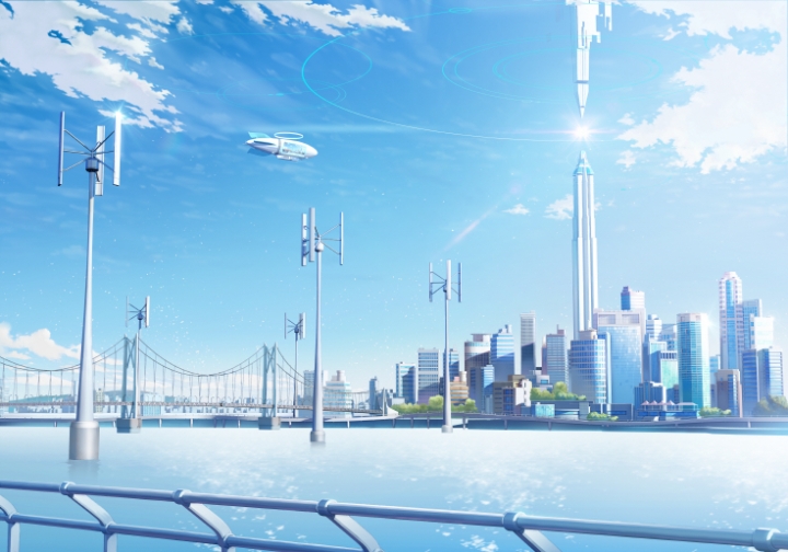 블루 아카이브 키보토스 도시.