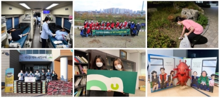 한미약품그룹의 다양한 사회공헌 활동 모습. 한미약품그룹은 '인간존중' '가치창조'라는 경영이념을 실천하기 위해 지역사회, 보건의료, 문화예술 등 여러 분야에서 지속가능한 사회공헌 활동을 펼쳐오고 있다./ 사진 제공 = 한미약품