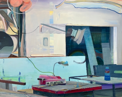 홍세진 작가 작품명 '도형 풍경'