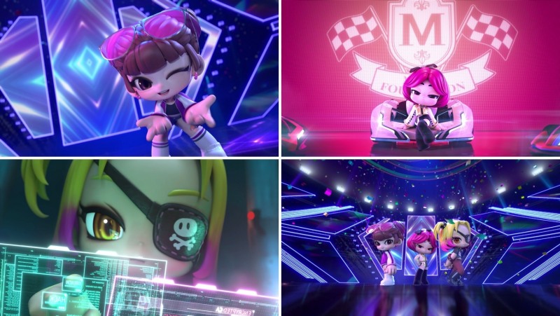 라인프렌즈, '오마이걸' 함께한 카트라이더 드리프트 MV 공개