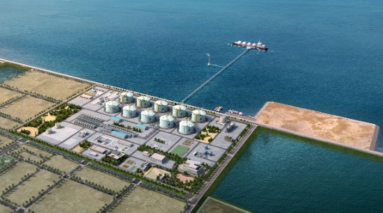 한국가스공사가 추진 중인 당진 LNG 제5기지 조감도 모습. / 사진 제공 = 현대제철