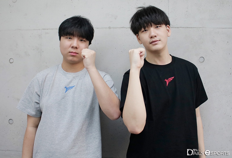 PSG 탈론 '베이' 박준병(왼쪽)과 '주한' 이주한.