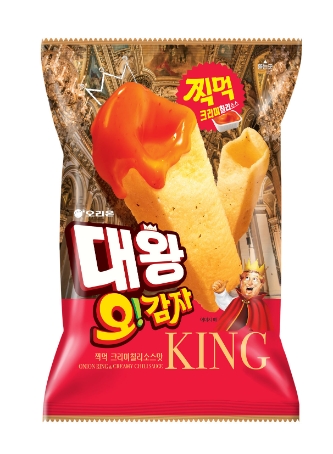오리온, 더욱 커진 ‘대왕 오!감자 찍먹 크리미칠리소스맛’ 선봬