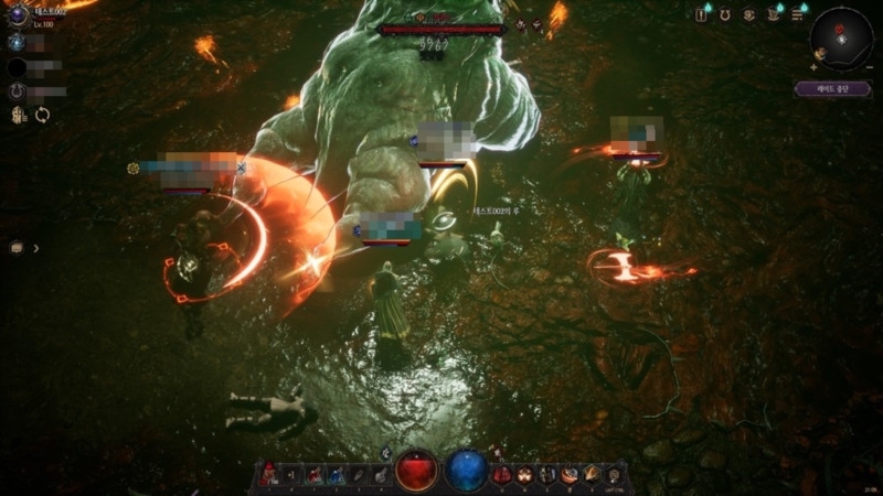 보스 레이드 전투2.