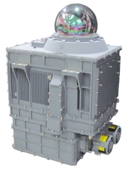 국방과학연구소 주관으로 한화시스템이 개발한 ‘지향성적외선방해장비 (DIRCM)’ 제품 형상 이미지