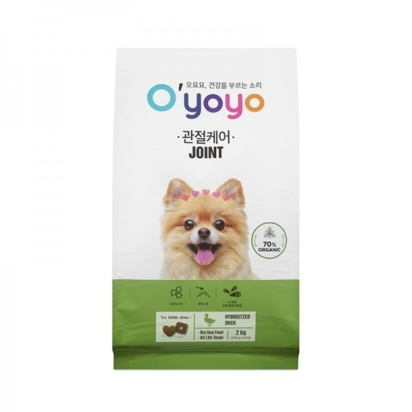오요요, 관절 기능성 원료 배합 강아지 관절 사료 출시