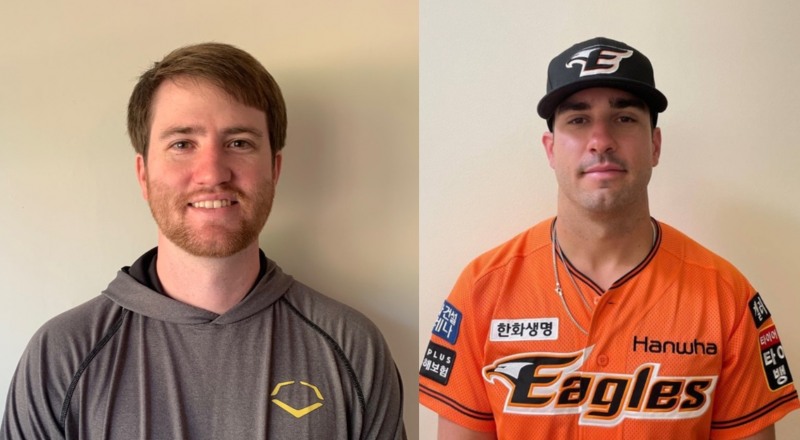 외국인선수로 투타의 핵이 되어야 할 롯데의 글랜 스파크먼(왼쪽)과 한화의 마이크 터크먼