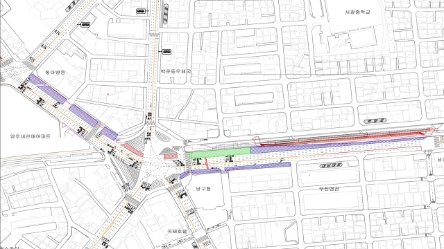 백운광장 교통 전환 변경 모습 (사진제공 = 광주광역시)