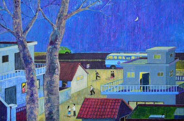 우리 마을에 저녁 풍경