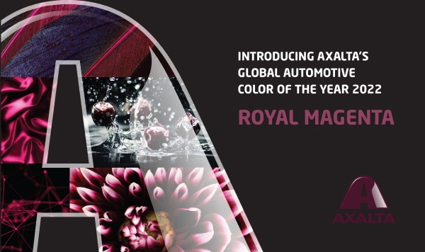 엑솔타, 2022년 올해의 글로벌 자동차 색상 ‘로열 마젠타’ 선보여