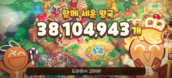 쿠키런 킹덤, 지난해 글로벌 이용자 3800만 돌파…1주년 기록 공개