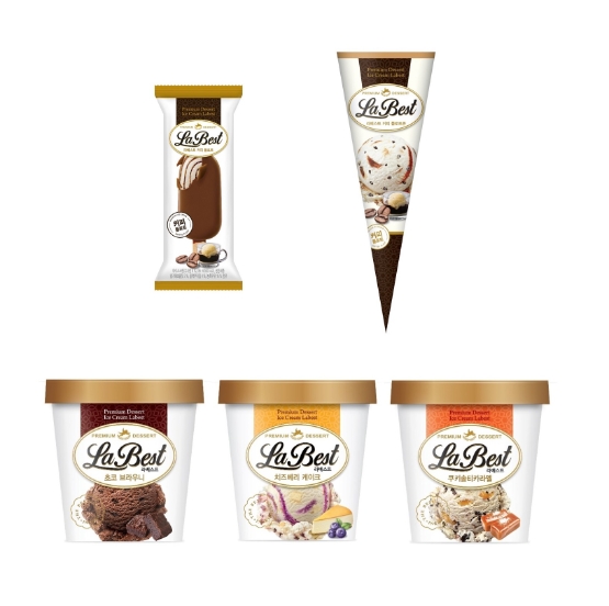 롯데푸드, 프리미엄 디저트 맛 담은 라베스 바·콘·파인트 출시