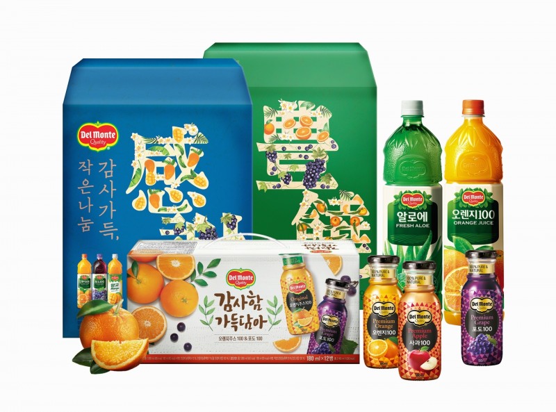 롯데칠성음료, 설 명절 맞아 ‘델몬트주스 선물세트’ 선봬
