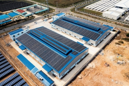 나미솔라가 베트남 소나데지 산업단지에서 운영 중인 지붕태양광 시설 모습./ 사진 제공 = SK에코플랜트