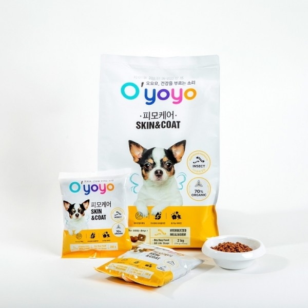 오요요, 밀웜으로 만든 강아지 곤충사료 출시