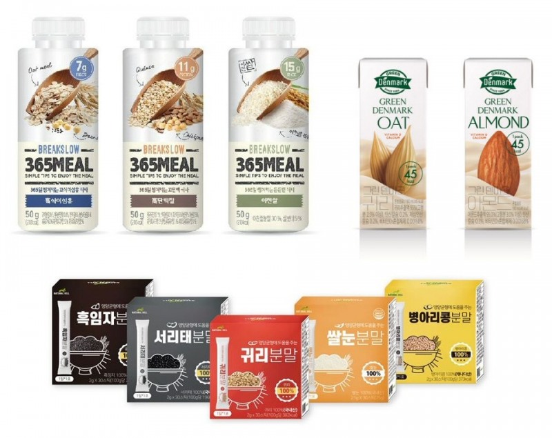 식품업계, 식사대용 선식 등 곡물 제품 인기