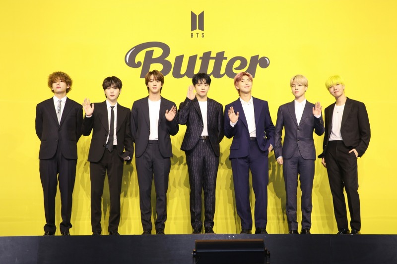 방탄소년단, 'Butter' 日 오리콘 '주간 합산 싱글 랭킹' 누적 200만 포인트 돌파