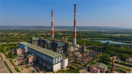 인도 찬드리아 화력발전소 전경.