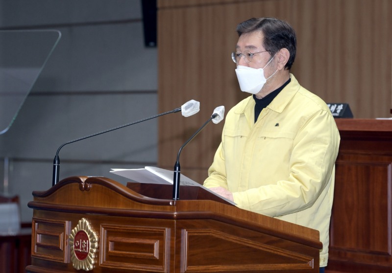 제304회 임시회 제1차 본회의 모습 (사진제공 = 광주광역시)