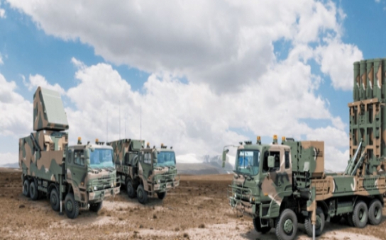 중거리 지대공미사일 천궁2 포대