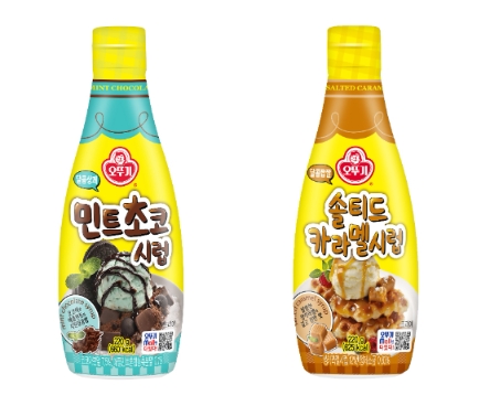오뚜기, 국내 첫 ‘민트초코시럽·솔티드카라멜시럽’ 선보여
