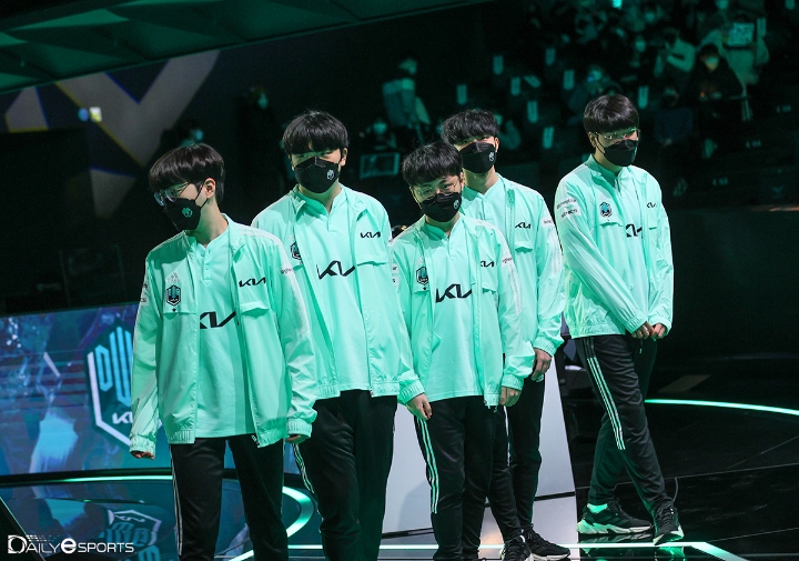 사진=광동 프릭스를 상대로 1승을 추가한 담원 기아.