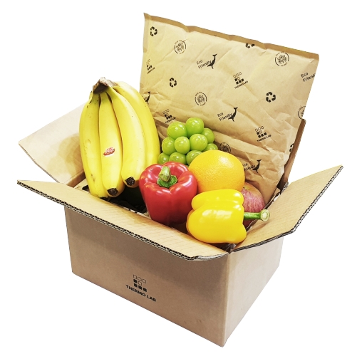 사진=스티로폼 박스 대체재인 '에코라이너'(32시간이상 온도유지 가능)