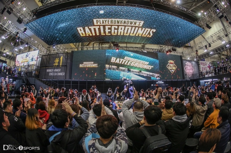 2018 지스타에서 처음으로 열린 배틀그라운드 모바일 대회.