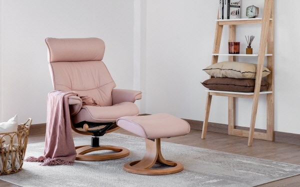 노르웨지아, 콘래드2 리클라이너 파스텔 핑크 컬러 출시