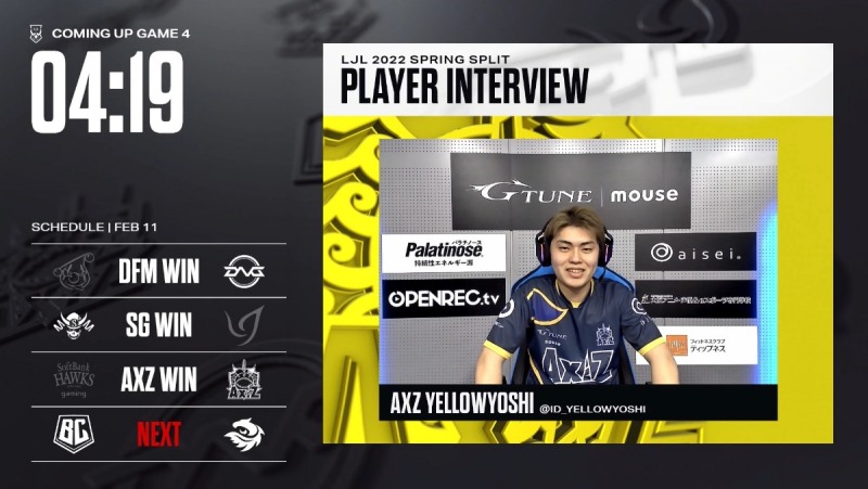 'YellowYoshi' 후지모토 요시키(©2022 Riot Games, Inc. Used With Permission)