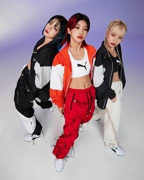 푸마와 함께하는 댄스 크루 훅의 뤠이젼(왼쪽), 아이키(가운데), 오드(오른쪽)