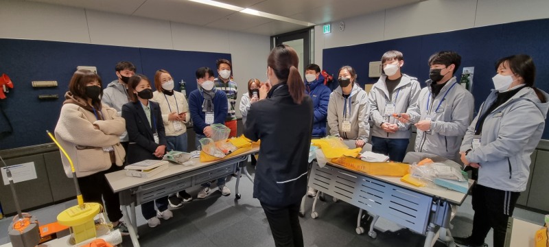 부산교육청, 부산학생안전체험관 '교육지도사 항공안전교육 연수' 실시