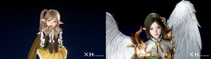 HIT2 캐릭터 트레일러 – 키키(좌)와 레나(우).