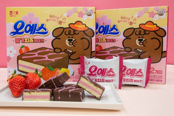 해태 오예스, 봄 시즌에디션 ‘딸기치즈케이크’ 출시…"5월까지만 판매"