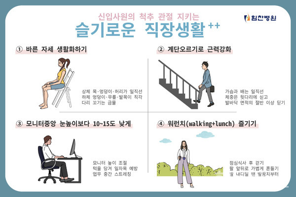 직장인철추관절건강관리법