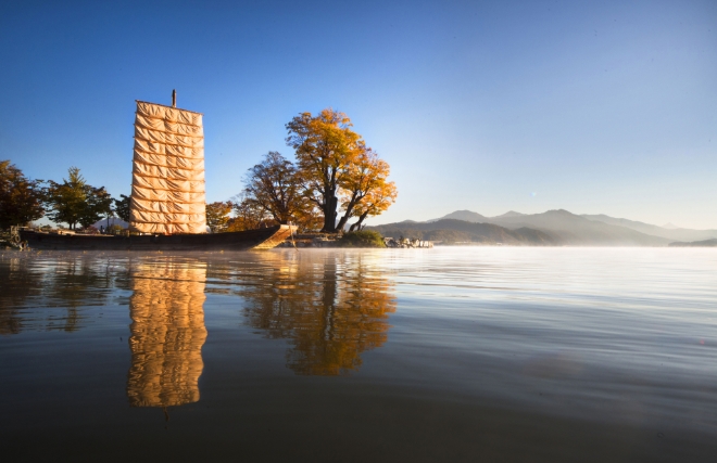 경기도는 외국인 관광객 유치 확대를 위해 안내책자 10만부를 제작해 공항버스 이용객을 대상으로 배포할 예정이다. 사진은 한국관광 100선에 포함됭 경기도 양평 두물머리 모습. / 사진 = 경기도뉴스포털