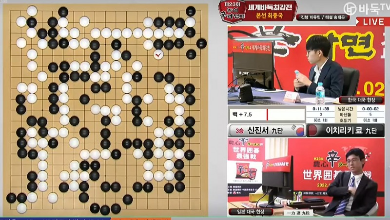 '파죽지세이자 화룡점정' 신진서 9단 4연승 휘파람, 한국 농심신라면배 2연패와 함께 통산 14번째 우승